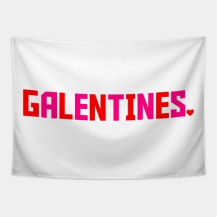 Galentines Galentine's Day Valentine's Day Heart Love Friends Friendship Gal Pals Girls Tapestry