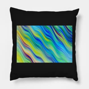 Fractal waves Pillow