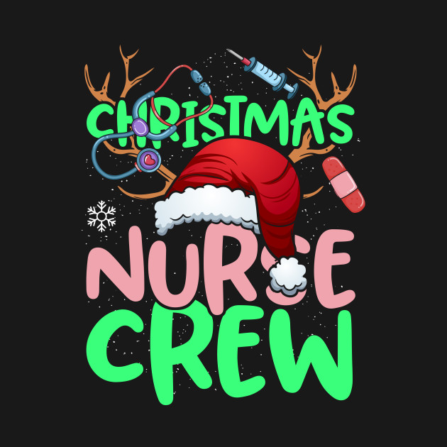 Disover Christmas Nurse Crew Practitioners Funny RN LPN Gift - Christmas Nurse - T-Shirt