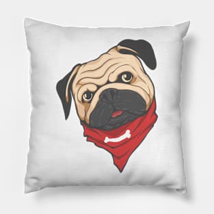 Cute Pug Pillow