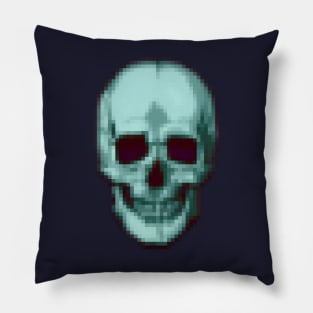 pixel-skull Pillow