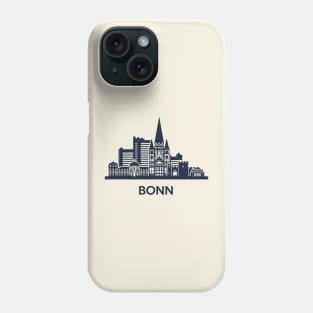 Bonn Skyline Emblem Phone Case