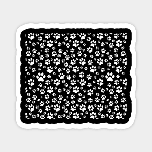 Paw Print Pattern Magnet