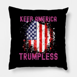 Keep America Trumpless ny -Trump Pillow