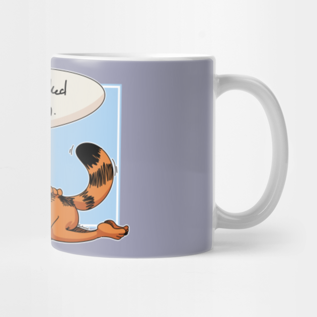 Sexy Cat Totally Did It Garfield Mug Teepublic