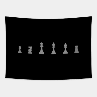 Chess pieces - horizontal design - ORENOB Tapestry