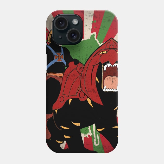 Cartoon 80's Years Battle Cat Castle of Grayskull Phone Case by TEEWEB