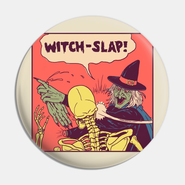 Witch-Slap Pin by Hillary White Rabbit