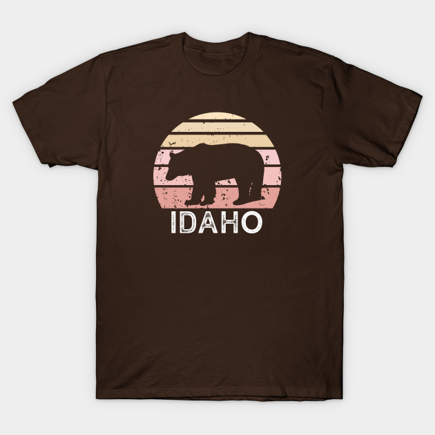 Idaho Retro Bear - Idaho - T-Shirt