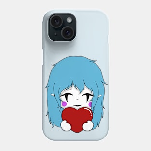 candy cane valentine chibi Phone Case