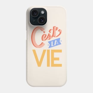 Retro C'est La Vie Phone Case