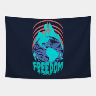 Live the freedom v1 Tapestry