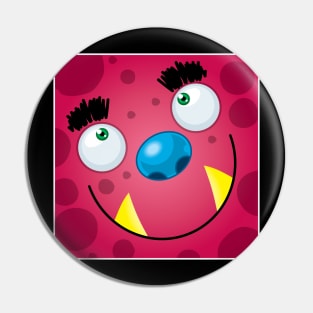 Magenta Monster Pin