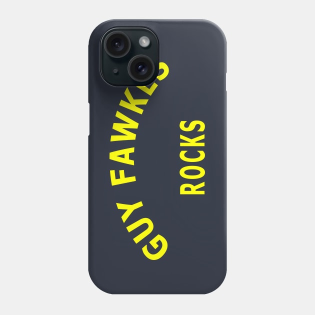 Guy Fawkes Rocks Phone Case by Lyvershop
