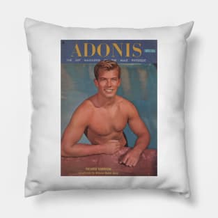 ADONIS Magazine - Vintage Physique Muscle Male Model Magazine Cover Pillow