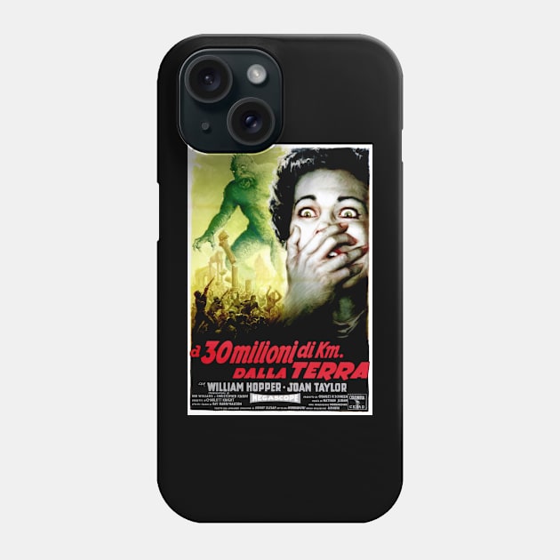 20 Million Miles to the Earth (Italian Poster) Phone Case by Scum & Villainy