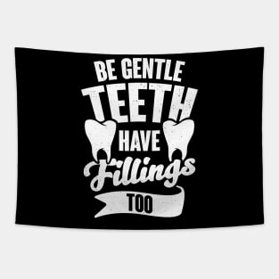 Funny Dentist Job Dental Hygienist Assistant Gift Tapestry