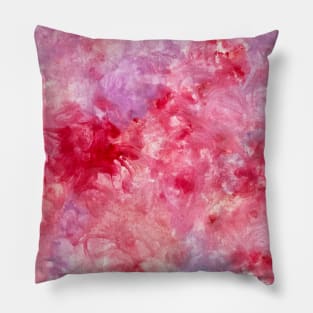 Watercolor Pink Pattern watercolour painting Pillow