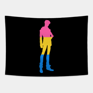 Pan Flag Lance McClain Tapestry