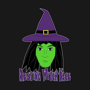 Resting Witch Face - Funny Halloween T-Shirt