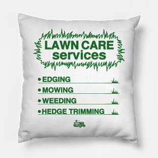 lawn care services Pillow