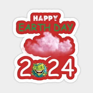 happy earth day 2024 gift april 22 Cute  Lover Rainbow Magnet