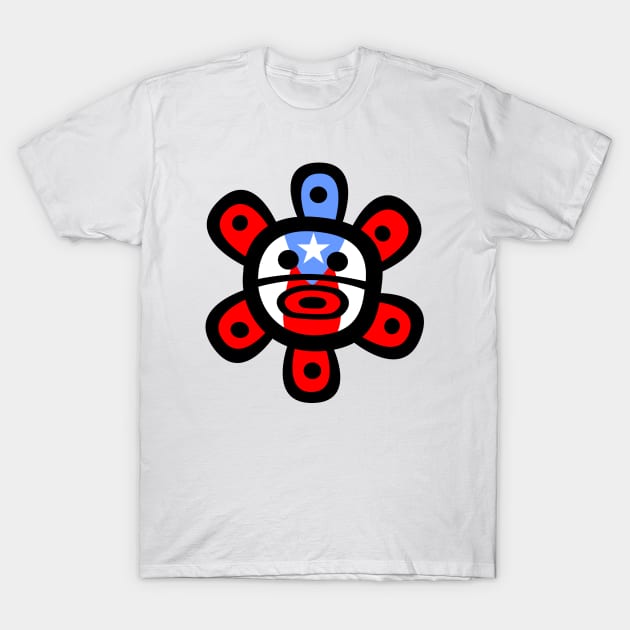 Puerto Rico Taino Sun Boricua Flag