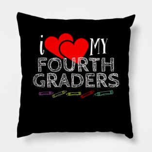 I Love My Fourth Graders V3 Pillow