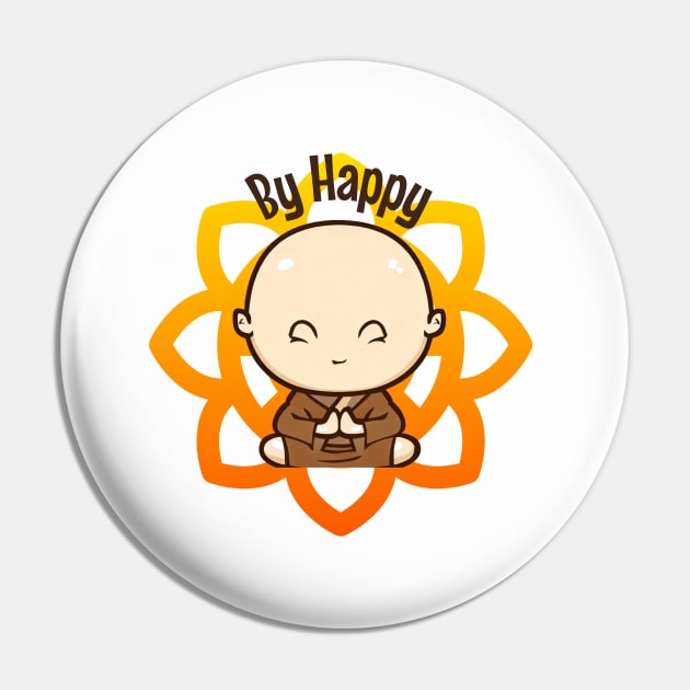 Zen kid Buda Pin by Tinteart