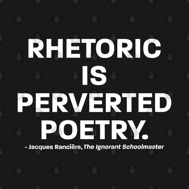 Rhetoric and Poetry by Ranged Touch