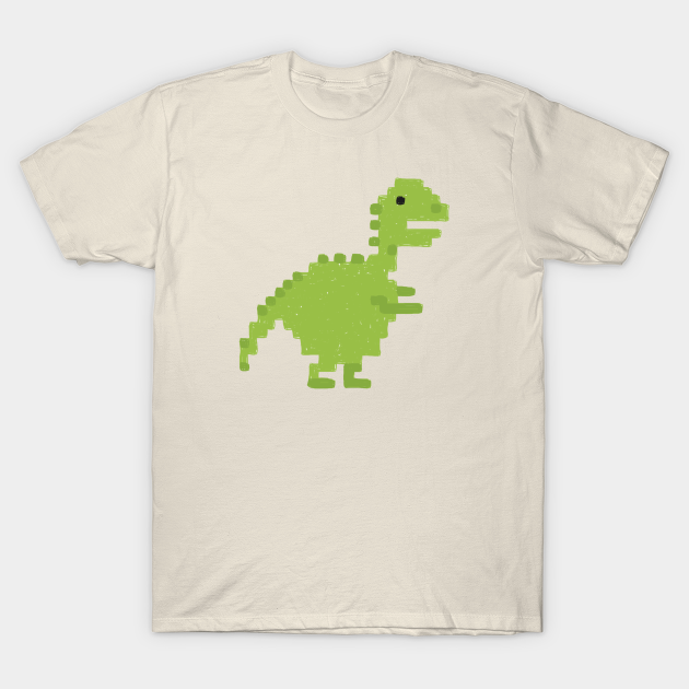 Discover Pixel Dino - Digital Dino - T-Shirt