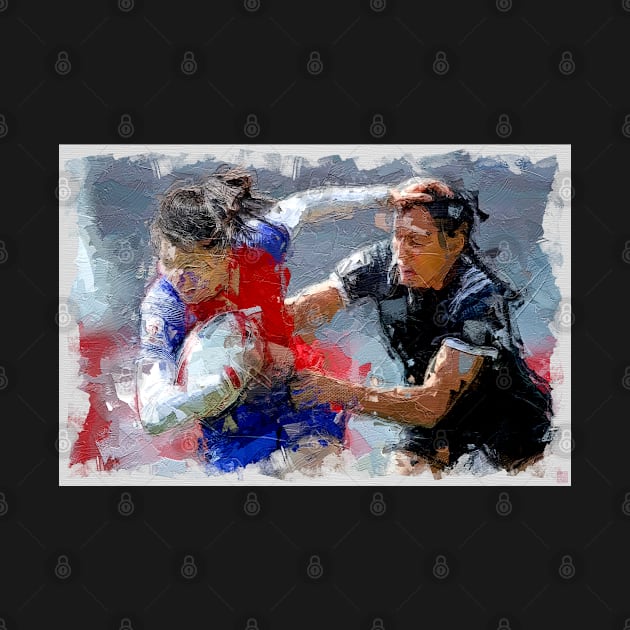 Women's Rugby by ArtShare