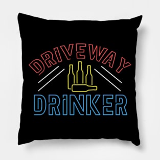 Driveway Drinker Pillow