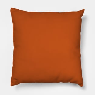 Dark Orange Solid Pillow