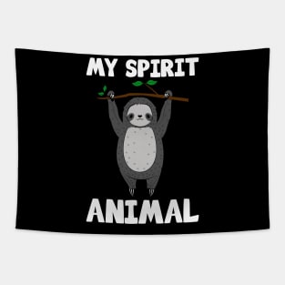 Cute Sloth My Spirit Animal Tapestry