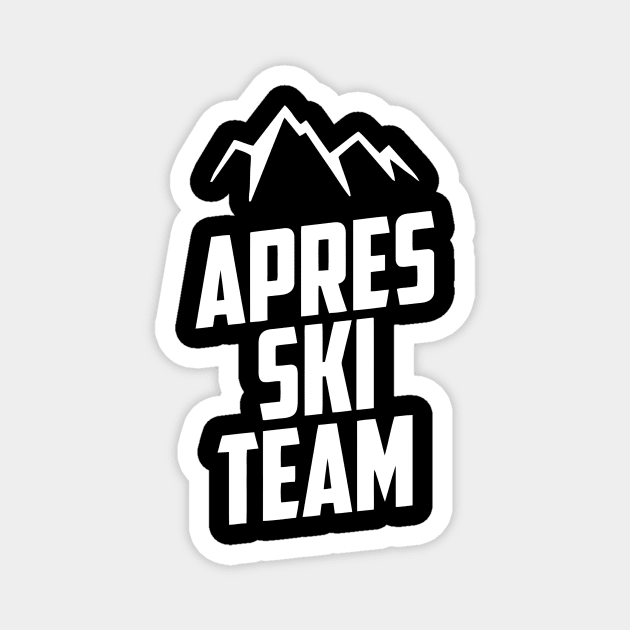 Apres Ski Team Mountain Magnet by Ramateeshop