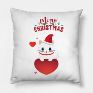 Cat christmas Pillow