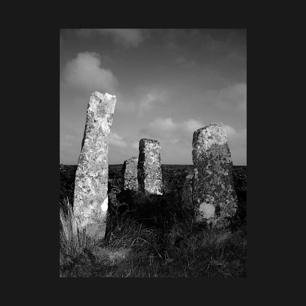 Stones at Zennor Quoit, Cornwall by BarnabyEdwards