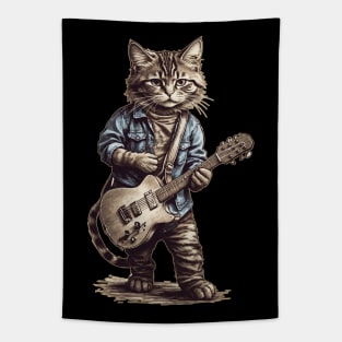 Rock and Roll Cat Tapestry