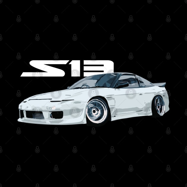 White S13 Drfit by cowtown_cowboy