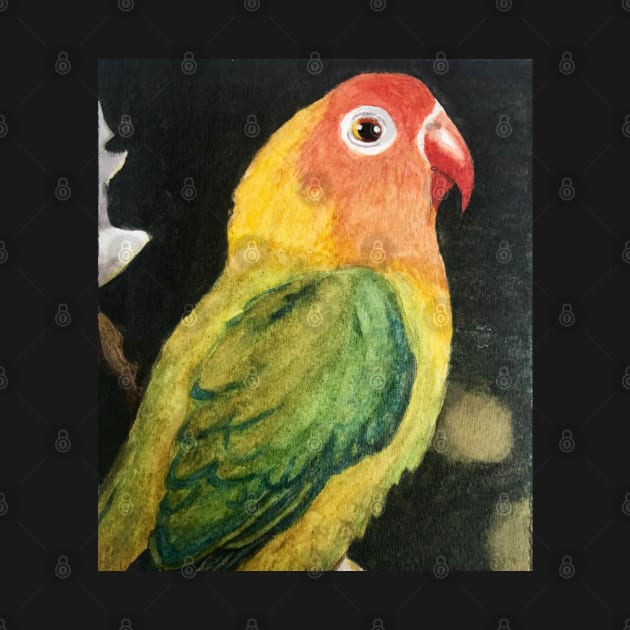 Watercolor Parrot by Lady Lilac