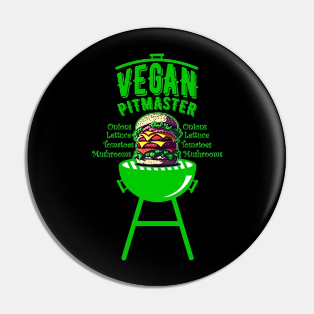 Vegan Pitmaster Pin by Worldengine