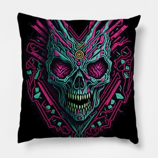 Cyborg Hearts Pillow