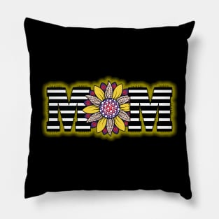 Gift for Mom MAMÁ Mommy Sunflower Mom Mothers Day Pillow