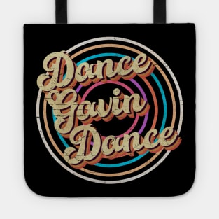 vintage circle line color Dance Gavin Dance Tote