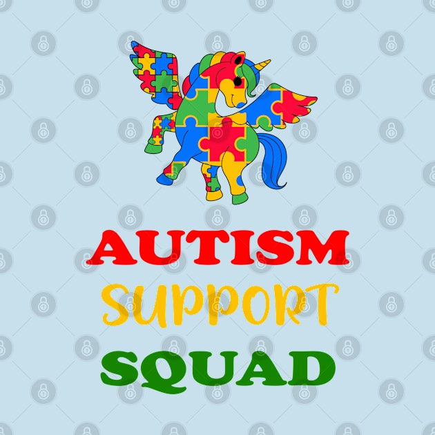 Autism support squad by A Zee Marketing