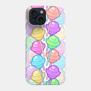 Lollipops - WHITE Phone Case