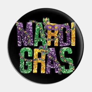 Happy Mardi Gras Mask Mardi Gras Party For Men Women Kids Pin