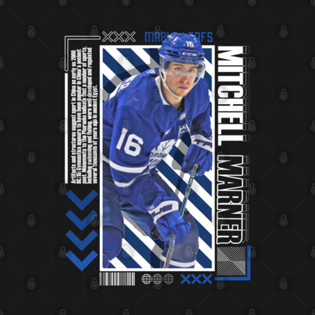 Mitchell Marner Paper Poster Version 10 by art.Hamdan