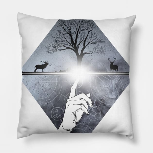 Alchemy Pillow by jessifiveash.artandsoul